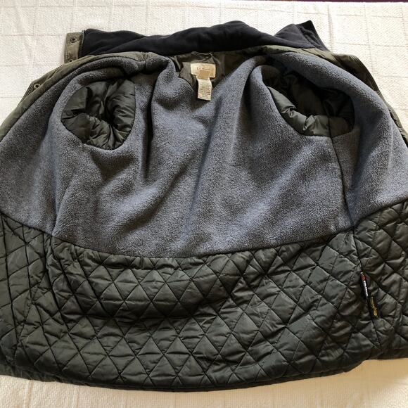 VTG LL Bean Women’s Polartec Thinsulate Lined Utility Jacket Med P Outdoors 90s - Picture 8 of 16